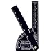 Pipe Caliper/Diameter Caliper and Ruler - Fractional - Black Anodized Aluminum