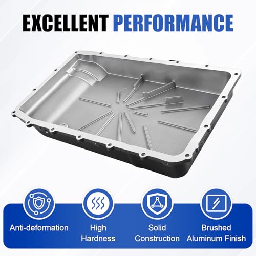 Bandeja de transmisión de aluminio evita sobrecalentamiento en Ford F150 10R80 6