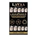 GLAZED LIFE Press-On Nails by Lavaa Beauty | Short Round Nude Pearly Chrome Finish
