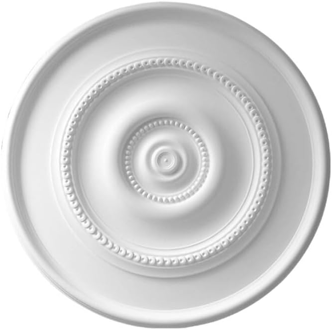 30 inch x 2-3/8 inch Running Rosette and Dots Polyurethane Ceiling Medallion Single Pack