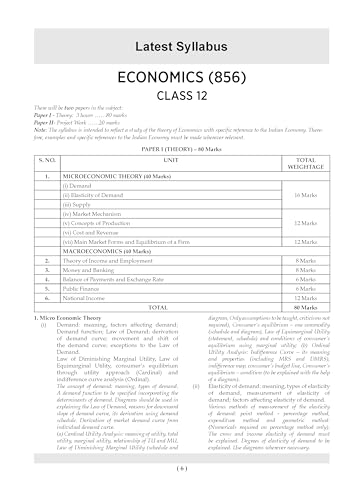 Image of ISC Question Bank Chapterwise & Topicwise Solved Papers Class 12 Economics For 2026 Exam