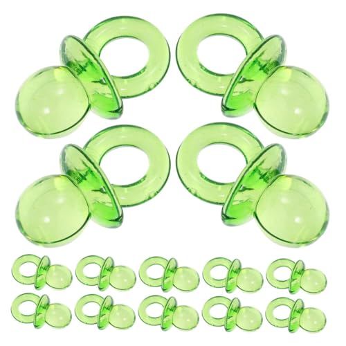 CIYODO Shower Favors 200pcs Mini Acrylic Pacifiers Baby Shower Decor for Guests Shower Favor Pacifiers Set