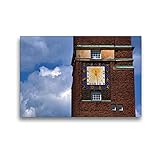 CALVENDO Toile de qualité supérieure 45 cm x 30 cm - Tournesol au Bord de la tempête de...