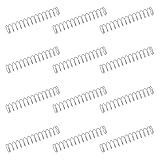 uxcell 50Pcs 304 Stainless Steel Compression Springs, 0.5mm x 8mm x 50mm Small & Tiny Pen Spring for Home Repair & DIY, Workshop & Industrial Use, (Silver Tone)