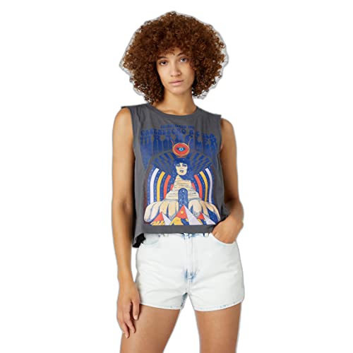 Bedrucktes T-Shirt in Anthrazit-Grau
