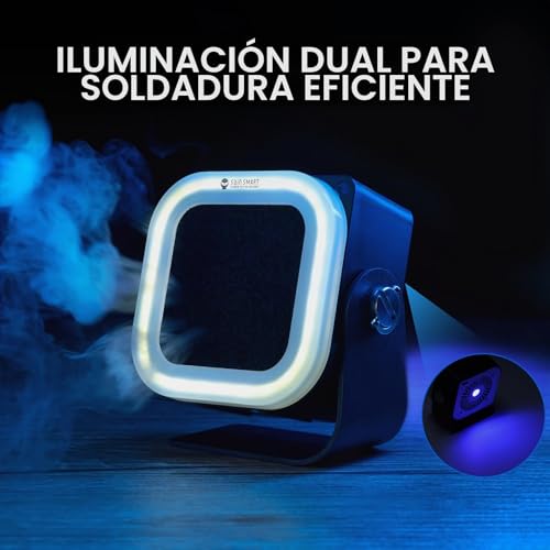 Miniatura 4 de Sainsmart Mini Extractor De Humos De Soldadura, Cse01 Absorbente De Humo Con Control De 3 Velocidades 10000 Rpm Y Filtro De Carbón Activado, Recargable Tipo C, Purificador De Humo Portátil De