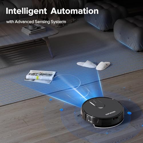 ROPVACNIC Robot Vacuum Cleaner Robot Vacuum and Mop Combo with 4000Pa Suction, Personalized Cleaning Adjustments, Self-Charging Robotic Vacuum Cleaner, Advanced Obstacle Avoidance - Image 5