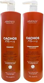 Arvensis Kit Shampoo e Condicionador 1L - Maciez, Brilho e Desembaraço, Limpeza Suave e Perfume Duradouro