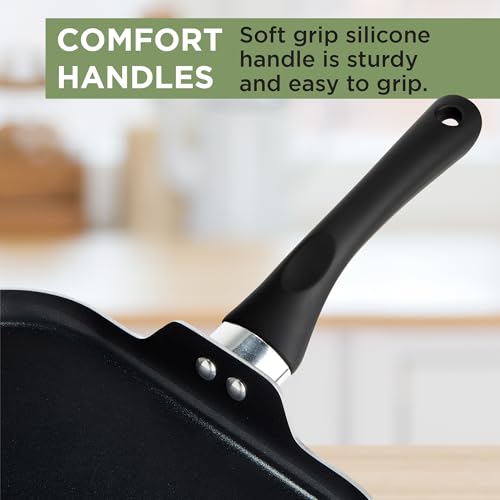 Poêle à frire Ecolution en aluminium noir pour ne plus attacher - 5