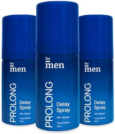 ForMen Prolong Spray (90 ml) | Easy-to-Use & Carry | Pocket Size | Body Safe Spray - Pack of 3