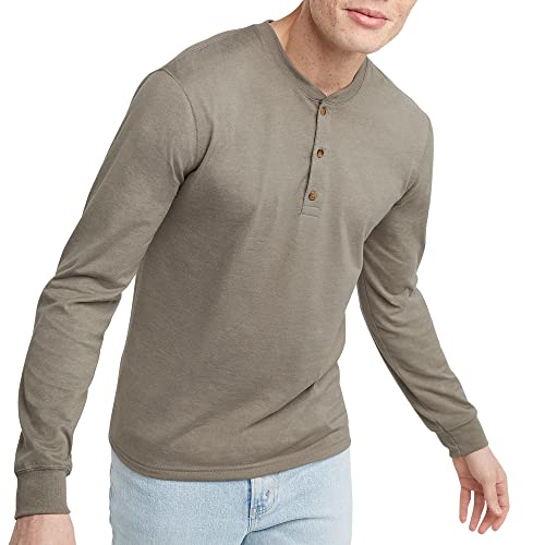 Camiseta henley de manga larga para abrigarse con suavidad en entretiempo