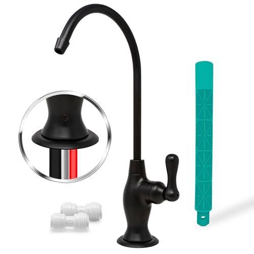 Metpure 3-Line Air-Gap RO Faucet Matte Black NSF Certified