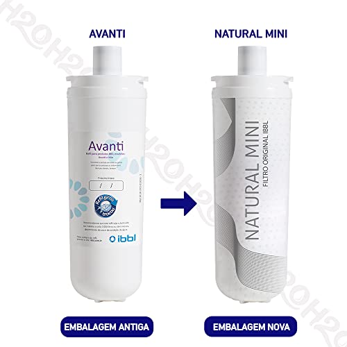 Kit 2 Refil Filtro IBBL Purificador de Agua Avanti, Mio e Vivax Original