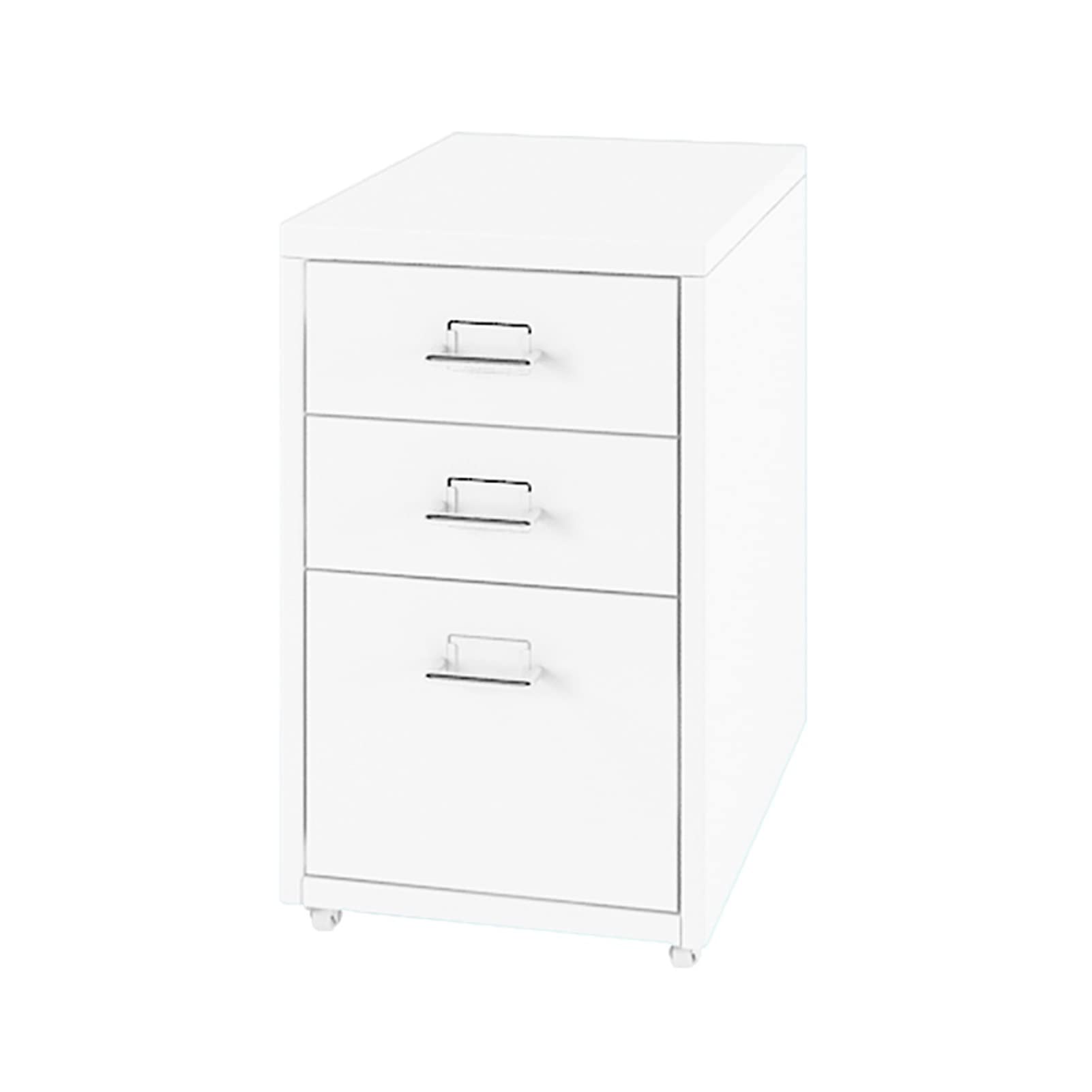 Aioneer Mobile Filing Cabinet With 3 Drawers Versatile Storage Solution For Office & Home Low File Cabinet For Easy Access Rolling Document Organizer For Files & Supplies.