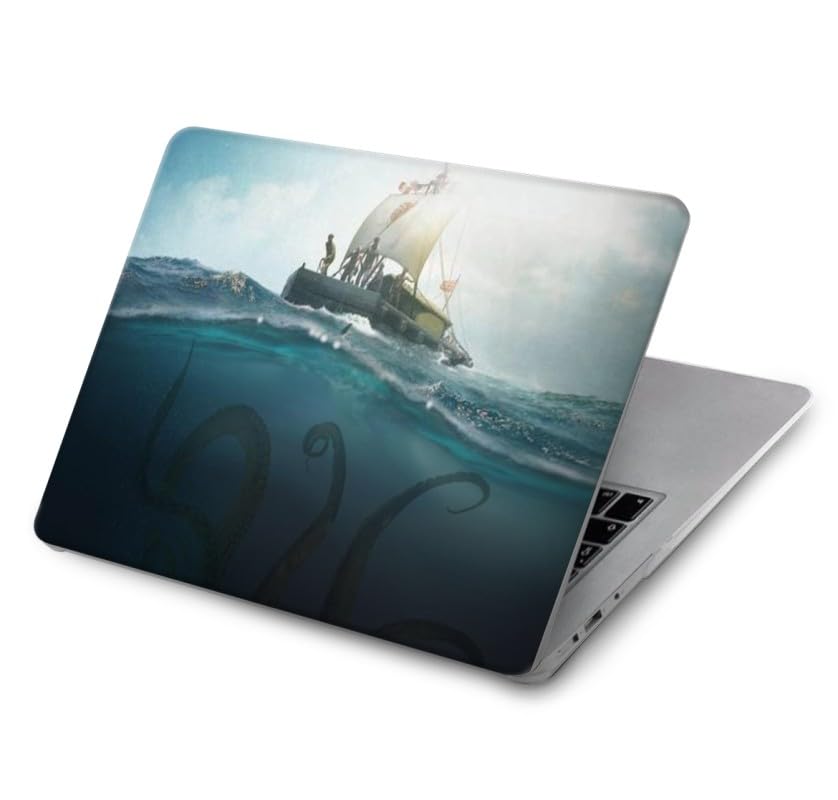 Housse MacBook Air 13 antichoc Giant Octopus étui rigide anti-rayures pour modèles M2 M3