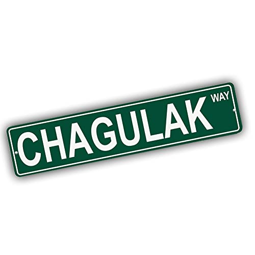 Brotherhood Aluminum Street Sign for Chagulak - Alaska Mountain Wall Decor