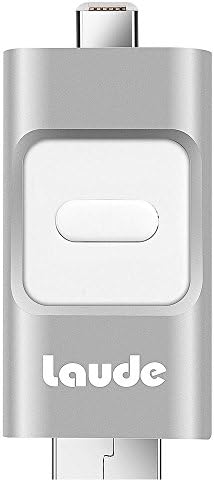 Laude 32GB USB 3.0 Flash Drive External Storage Memory Expansion for iPhone iPads iPods Computers-Silver