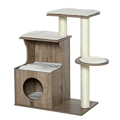 Tiragraffi Per Gatti Croci Casetta Villa - Graffiatoio In Cartone Con Cuccia Integrata - Foto 9