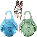 XUBX 2 Led Haustier Walking Lichter, Blau Und Grün, Hundehalsband Leuchtend, Licht Hund, Extralange Standby-Zeit, Wasserdichtes Design Für Den Täglichen Spaziergang Von Hunden Und Haustieren
