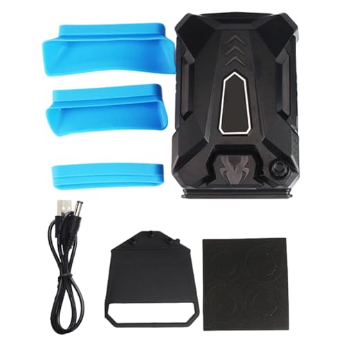 Ventilador de refrigeración para ordenador portátil,Ventilador de refrigeración para ordenador - Enfriador portátil USB,Dispositivo de enfriamiento de computadora con modo automático/manual, pequeño v