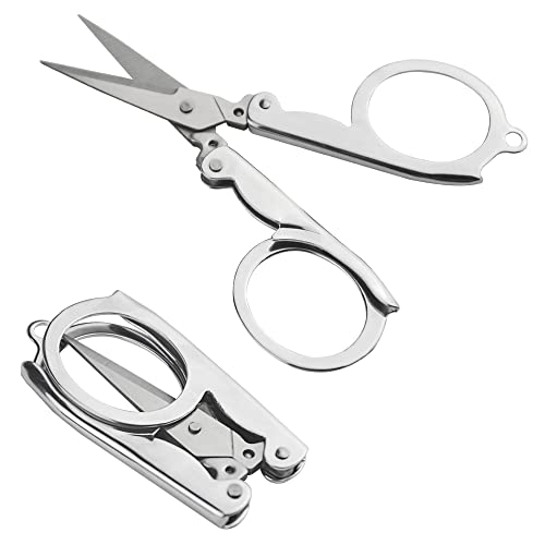 Ciseaux pliants en acier inoxydable : lot de 24 mini-ciseaux portables - 3