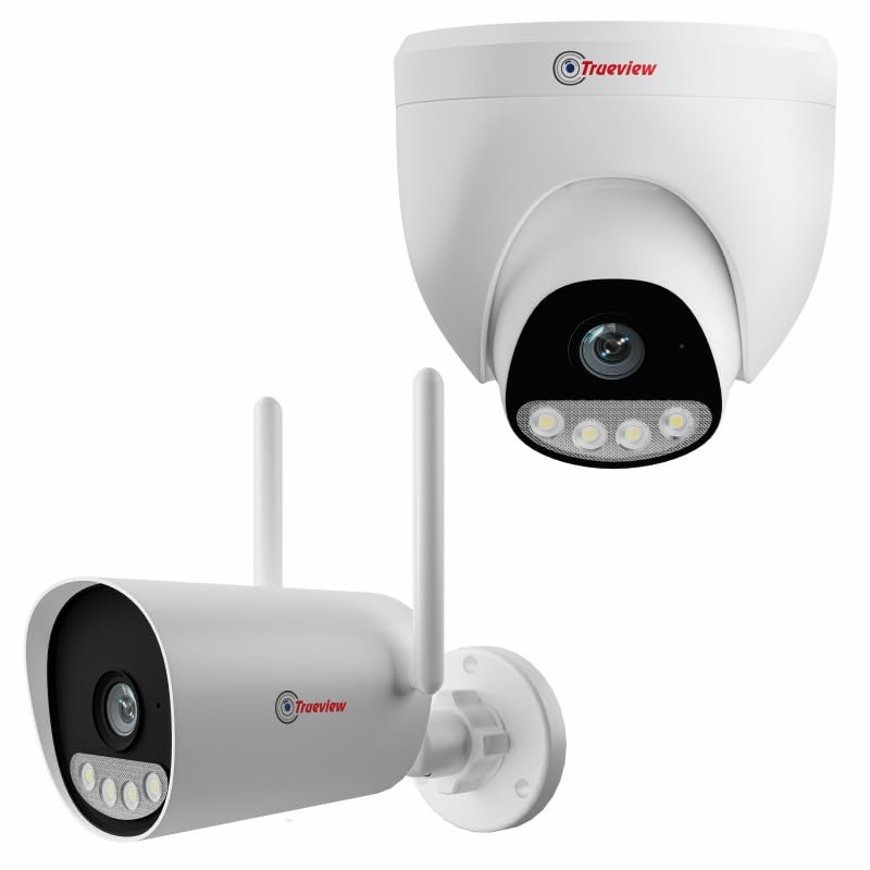 Trueview Smart Outdoor & Indoor Security Camera Pack of 2 | 3MP WiFi Bullet Camera + 3MP WiFi Dome Camera | STQC Approved | All Time Color Night Vision | Human Detection | Two-Way Audio-picture-16