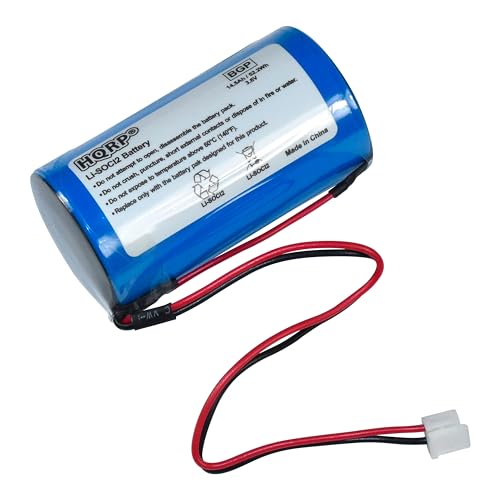 HQRP ER34615M-T1 WT4911BATT 3.6V D-Size Battery for DSC WT4911 WT4911B WT8911 ALEXOR Wireless Outdoor Siren ADT, Lithium Thionyl Chloride