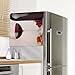 Linen Appliance Dust Cover, Large Red Wine Printed Appliance Protective Cover for Washer Dryer Refrigerator (54.3 X 20.5 In)