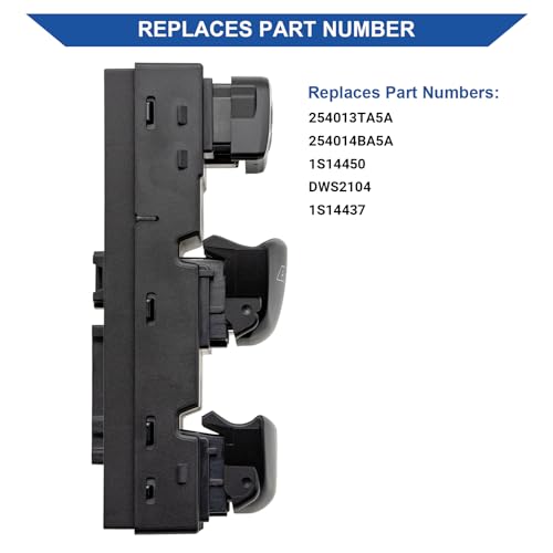 Obaee Master Power Window Switch for 2013-2018 Nissan Altima 254013TA5A by Obaee - Used condition - Image 3