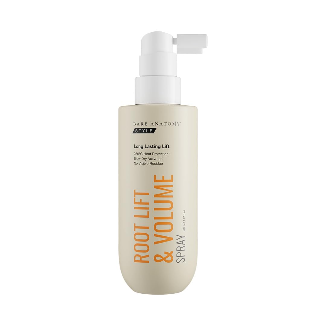 Bare Anatomy Root Lift & Volume Spray | Heat-Activated Hair Volumizer for Fine, Thin & Flat Hair | Instant Root Lift, Long-Lasting Body & Bounce | Humidity & Heat Resistant | 135ml-image-37