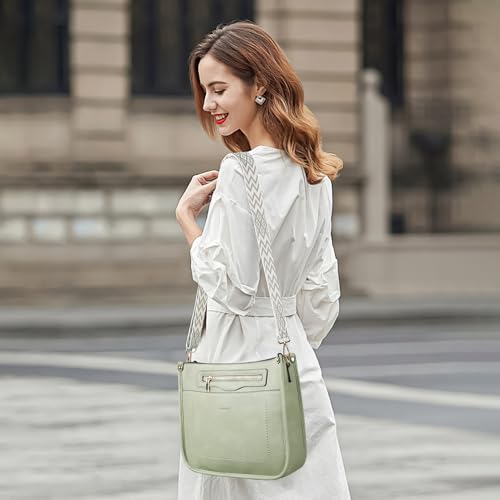 Image of TANTOMI Vegan Leather Crossbody Bags for Women Hobo Travel Purse Multi-Pocket Trendy Handbags & Womens Crossbody Bag