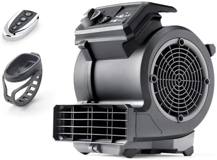 Vacmaster Cardio54 Fitness and Gym Cooling Floor Fan with Remote Control and Mounting Adaptor. Powerful and Low Noise 3 Speed Fan. Ideal for Indoor Cycling, Running and HIIT Workouts