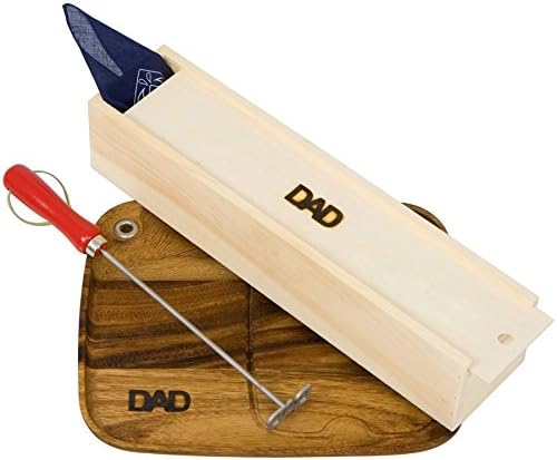 BBQ Fans Set de regalo de hierro con marca de filete de papá