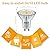 WSMCN MR16 GU10 LED Bulbs, 7W Warm White 3000K Light Bulbs, 100W Halogen Bulb Equivalent, GU10 Base, 120V 895lm Spotlight Bulbs, Non-dimmable, 120° Beam Angle, Pack of 6