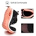 ODIPON Women Sneakers Lightweight Cushion Gym Fashion Shoes Breathable Walking Running Athletic Sport(Orange,US 7)