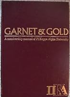 Garnet & Gold A Membership Manual of Pi Kappa Alpha Fraternity B003MK3C6O Book Cover