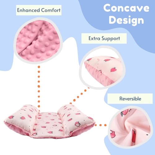 Tierecare Cama de coelho 40,6 cm x 35,5 cm Tapete reversível com suporte de almofada macia tapete cô