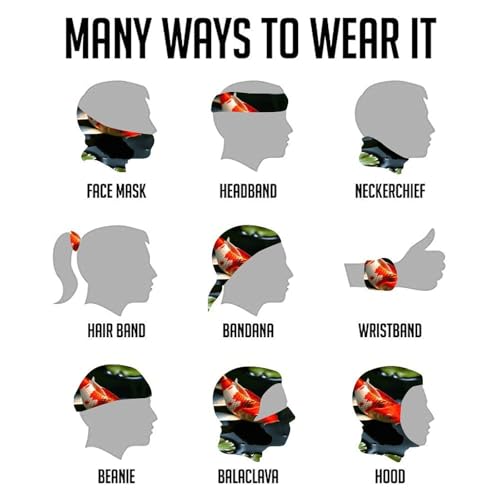 Máscara Facial Tubular Transpirable y Cortaviento, Cubierta para Cara y Cuello, Protección Solar y Polvo, Balaclava Bandana para Hombres y Mujeres miniatura 5