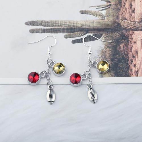 OKEYCH Football Inspired Gift C Fan Earrings Football Fandom Jewelry Football Support Merch3