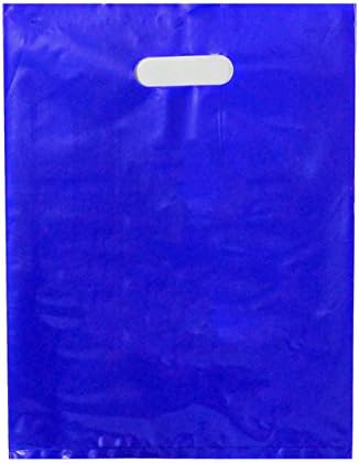 Pack It Up 200 9" X 12" Medium Size Pink and Purple Merchandise Bags, Die Cut Handles, Premium Extra Thick, Strong, Durable, and Tear Resistant Bags Perfect for Retail, Boutiques, or Any Events
