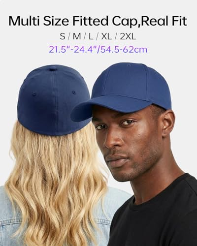Gorra de béisbol XXL para hombre con respaldo cerrado miniatura 2