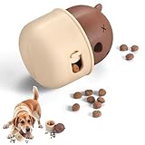 Silicone Dog Slow Feeder Toy - Interactive Puzzle Feeder & Food Dispenser for Small & Large Dogs - Enrichment Toys for Mental Stimulation - Fun Puppy Chew Toys & Cat Treat Dispenser to Keep Pets Busy