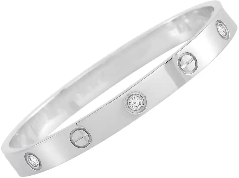 Glamlife Anti Tarnish Bangles-Stainless Steel for Women & Girls-New (ATK_Silver, 24) (B0BGJCCGQC) Amazon Price History, Amazon Price Tracker