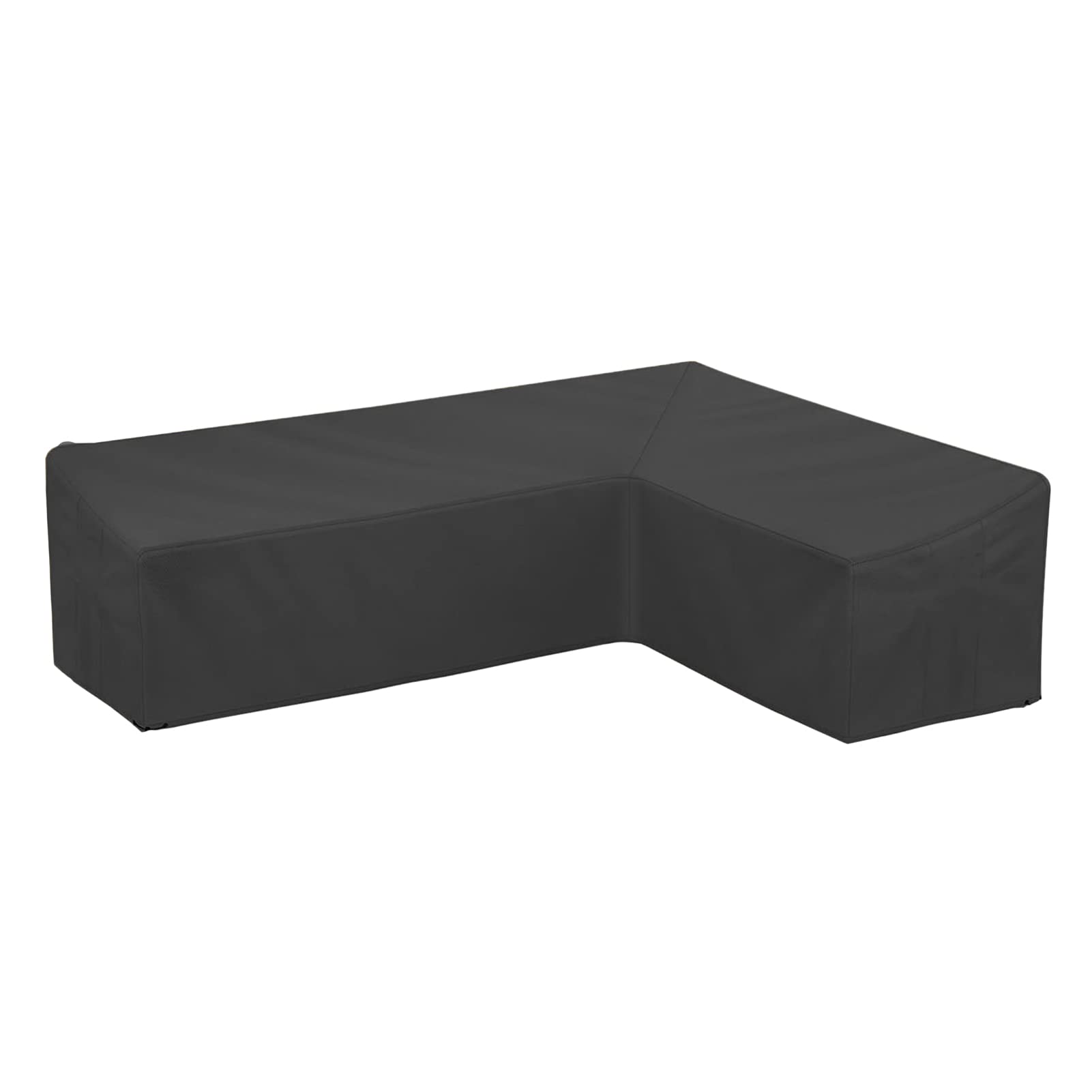 Copridivano Esterno,copertura mobili giardino, 210D Poliestere Copertura di Panca Impermeabile Copridivano a forma di L(270x270x90cm)