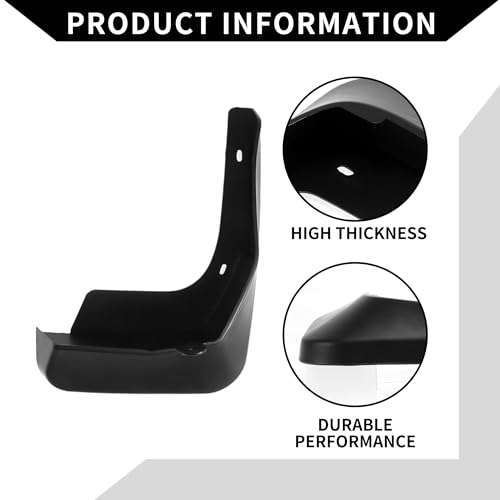 Image of Mud Flap Splash Guard with Mount Accessories for Peugeot 308 2012-2015 / Front & Rear Side Mud Guards /Durable / 1 Set