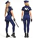 Changchupsem Women Police Costume Adult Police Officer Cosplay Female Cop Outfit for Halloween (X-Large)