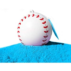 J&M Gender Reveal Baseball for Baby Showers and Reveal Parties – 100% All Natural Holi Powder (Blue)