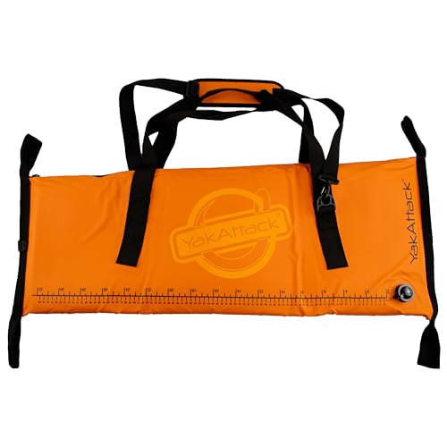 YakAttack 38â€ x 13â€ Insulated Fish Cooler Bag with Drain Plug | Waterproof PVC Construction | Built-in 36â€ Ruler | Adjustable Shoulder Strap | Lightweight Kayak & Boat Cooler | Insulated Fish Bag