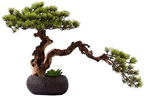 Árbol bonsái chino zen cedro club hotel casa de té simulación planta decoración del hogar árbol muerto planta artificial jardín escritorio decoración