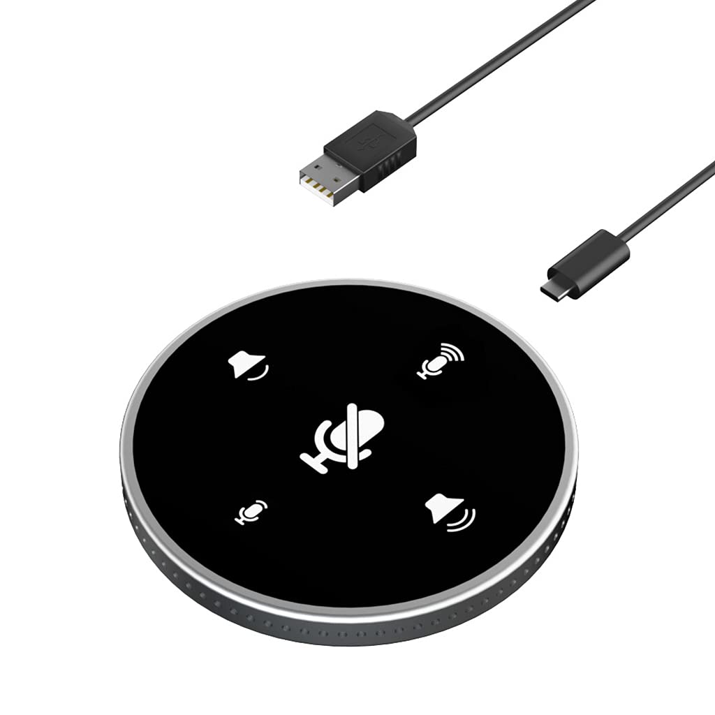 Amazon.co.jp: USB 会議マイクスピーカー付きデュアルチャンネル無指向